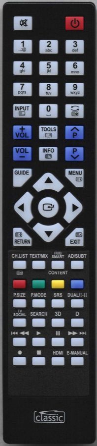 SAMSUNG AA59-00445A, AA59-00465A, AA59-0508A, AA59-00510A, AA59-00581A -   


távirányító
 duplikátum