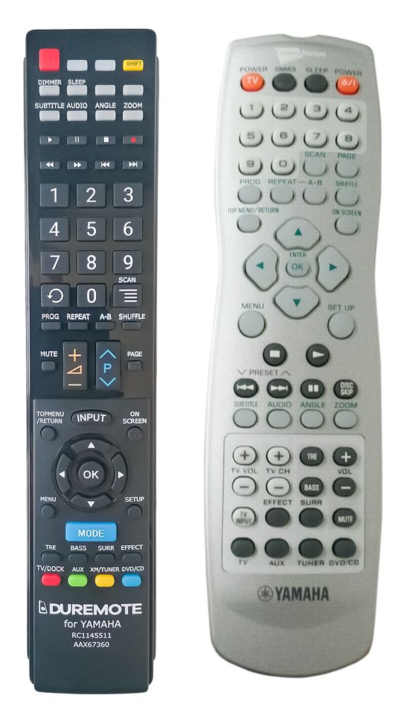 YAMAHA AAX67360, RC1145511/00 - távirányító duplikátum