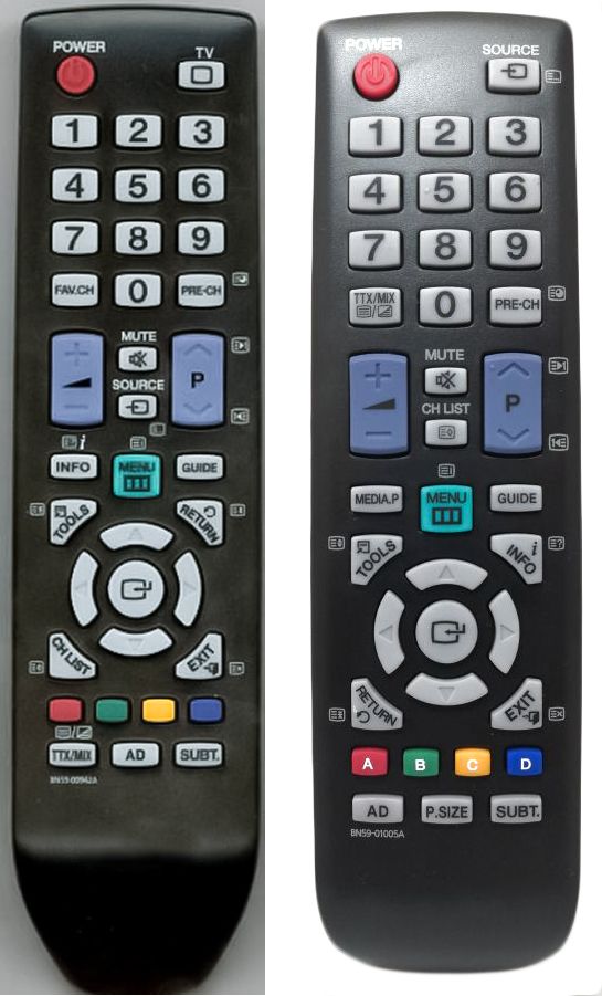 SAMSUNG BN59-01005A - helyettesítő távirányító