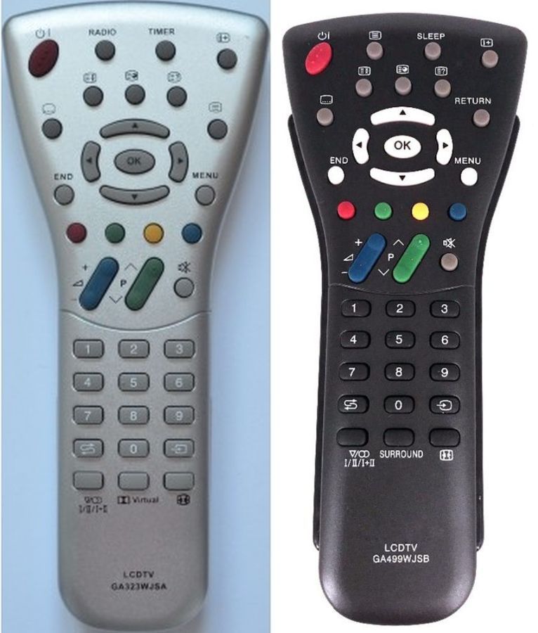 SHARP GA499WJSA, GA499WJSB - helyettesítő távirányító