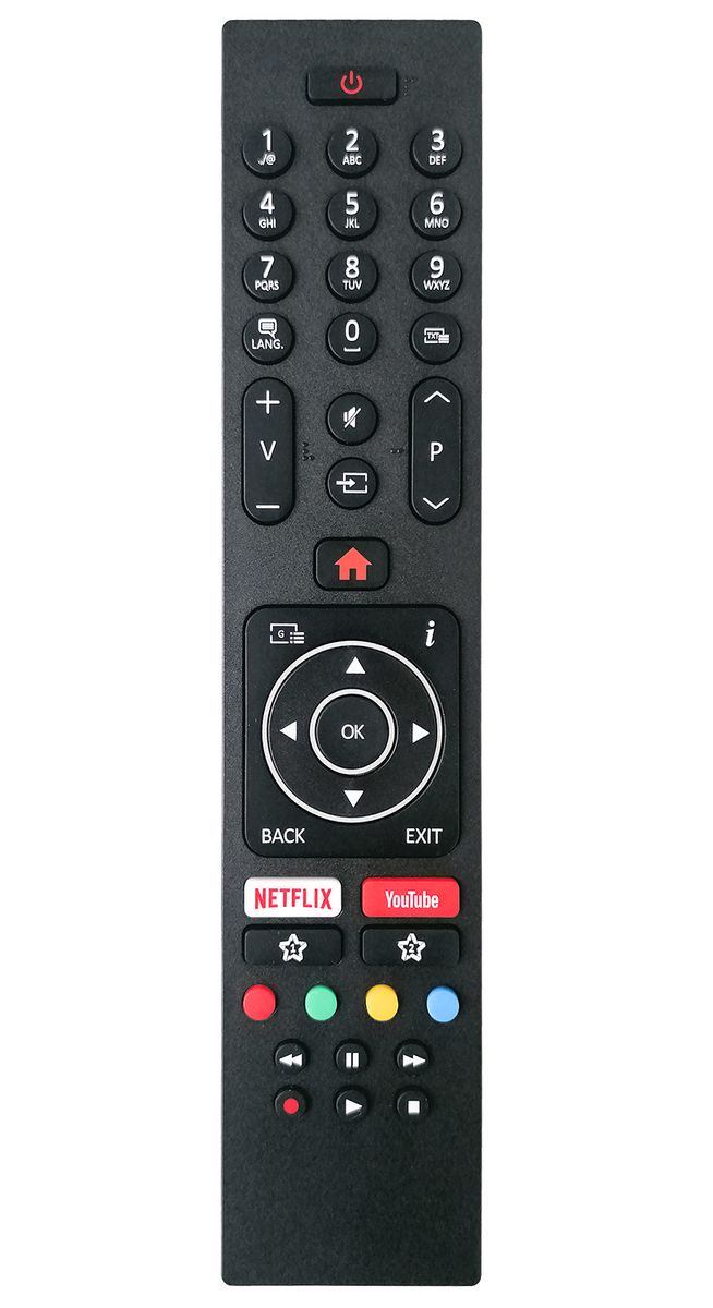 FINLUX RC43135P - helyettesítő távirányító
FEKETE