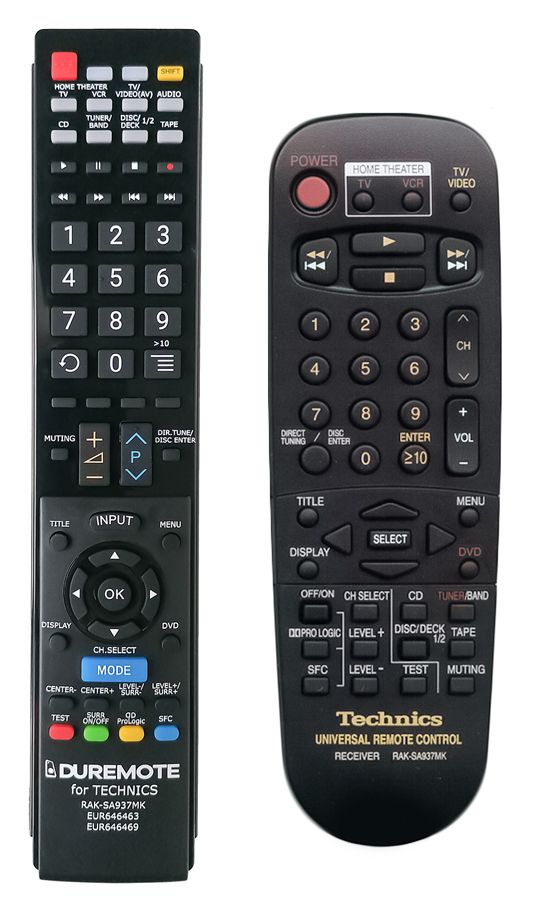 TECHNICS RAK-SA937MK - távirányító duplikátum
