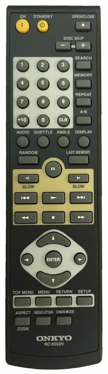 ONKYO RC-655DV - eredeti gyári távirányító