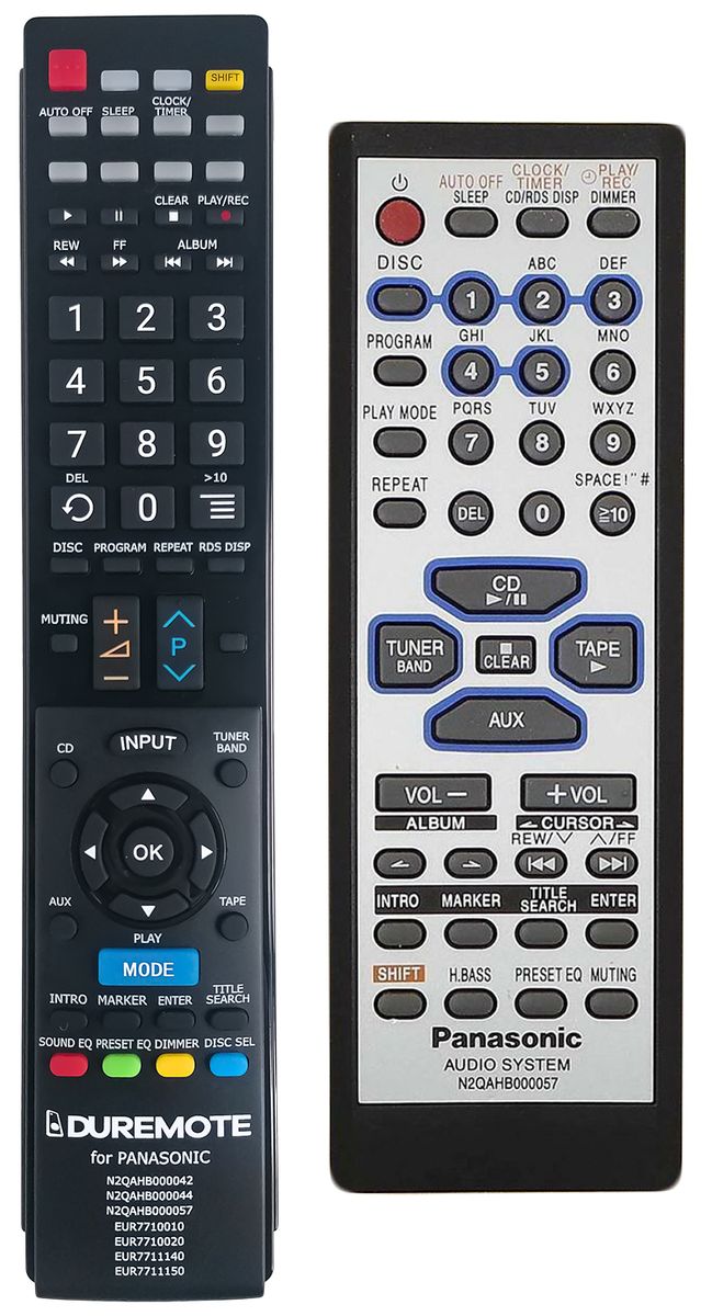 PANASONIC N2QAHB000057 - távirányító duplikátum