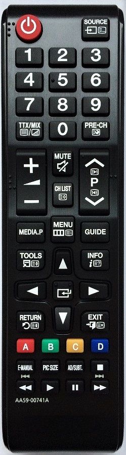 SAMSUNG AA59-00741A, AA5900741A LCD TV - helyettesítő távirányító