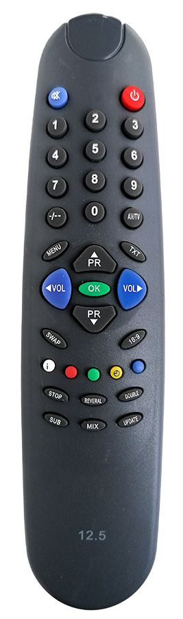 TESLA 14S50, RF5540, RF7240, RFW8540, TVM3741, TVM1440, TVM3744, TVS2045M, TVS2140, TVS2540, TVS2545 - helyettesítő távirányító