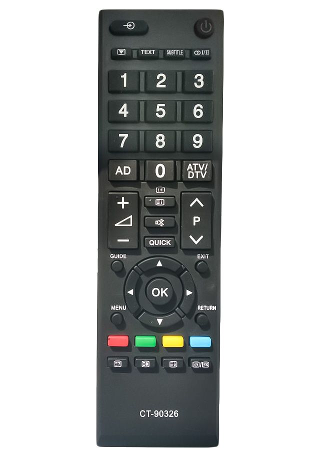 TOSHIBA CT-90326 - helyettesítő távirányító