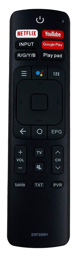 HISENSE ERF3A69, ERF3B69, ERF3I69H ERF3N69H - csere távirányító hangvezérléssel