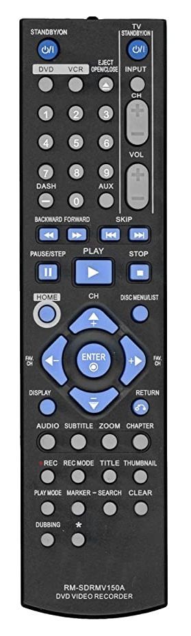 JVC RM-SDRMV150A - helyettesítő távirányító
