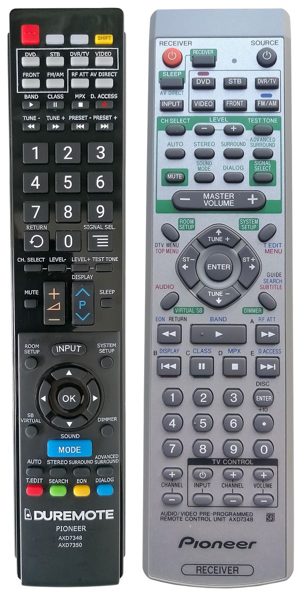 PIONEER AXD7348 - távirányító duplikátum