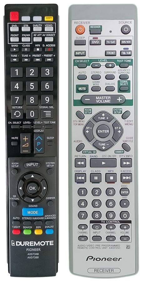 PIONEER AXD7350 - távirányító duplikátum
