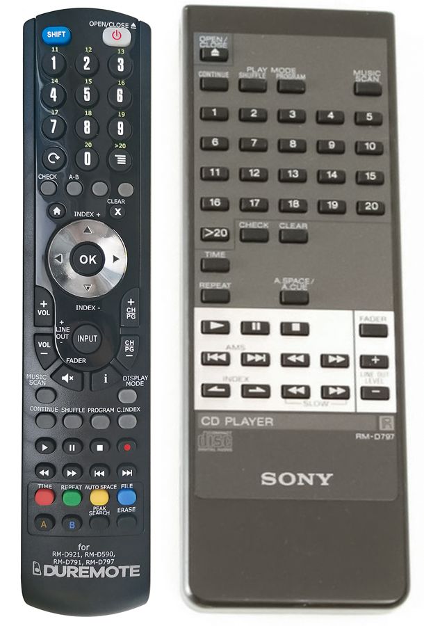 SONY RM-D797 - távirányító duplikátum