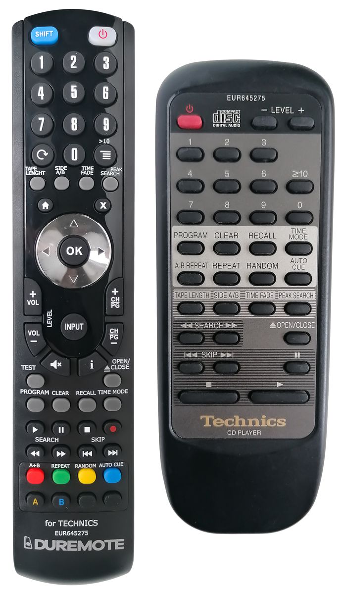 TECHNICS EUR645275 - távirányító duplikátum