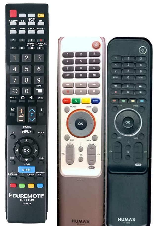 HUMAX RT-531B - távirányító duplikátum