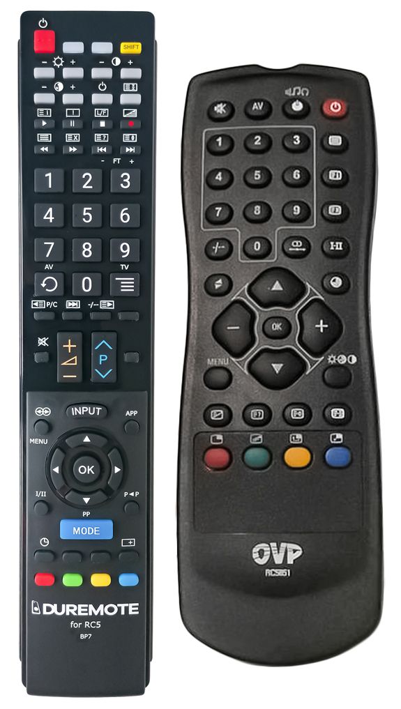 OVP RC2851, RC5251, RC5851 - távirányító duplikátum