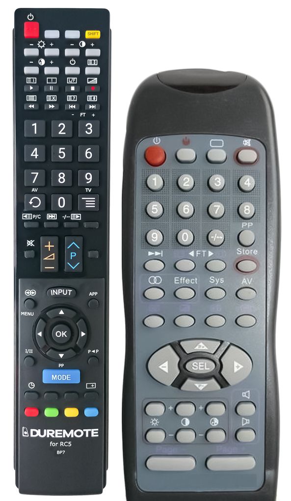 OTF RC5346, RC5347 - távirányító duplikátum