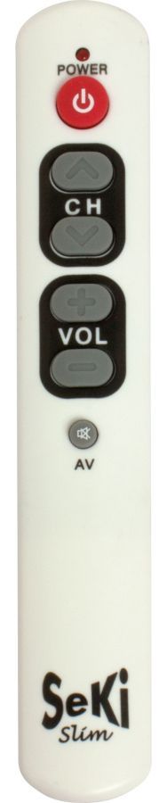 SEKI SLIM white - learning remote control