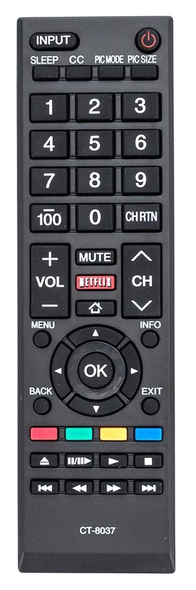 TOSHIBA CT-8037 - helyettesítő távirányító