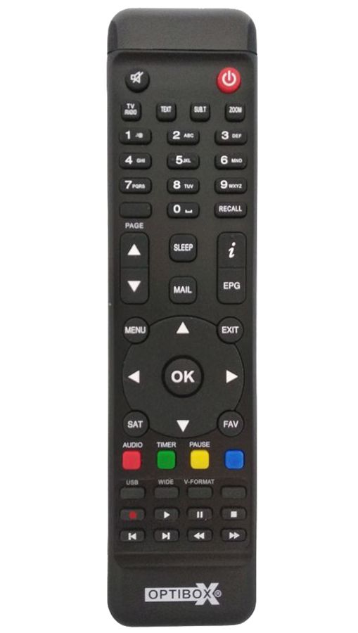 OPTIBOX MINI ZEBRA HD SE new - eredeti gyári távirányító