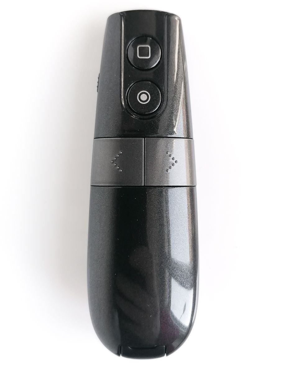 H101 - Spotlight/Magnifier/Digital Laser Presentation Pointer remote control with display.
