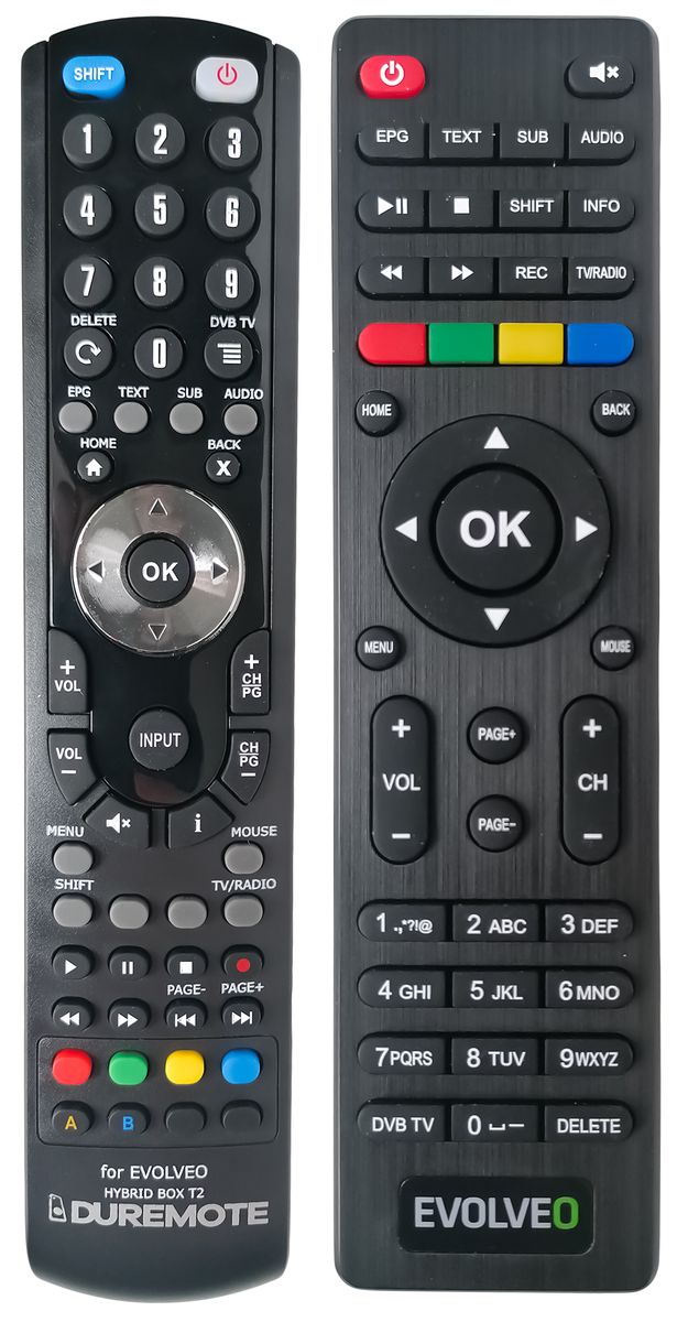 EVOLVEO HYBRID BOX T2 - távirányító duplikátum