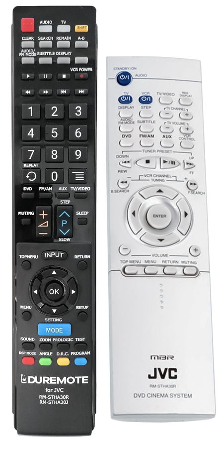 JVC RM-STHA30R, RM-STHA30J - távirányító duplikátum
