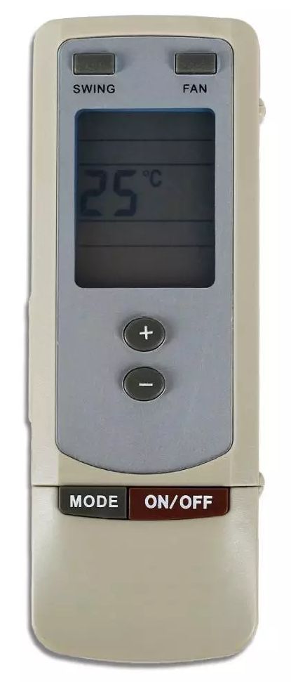 GREE ASH-09CK,  ASH-13CK, ASH-18CK - helyettesítő távirányító