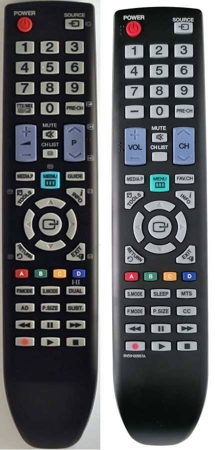 SAMSUNG BN59-00997A - helyettesítő távirányító