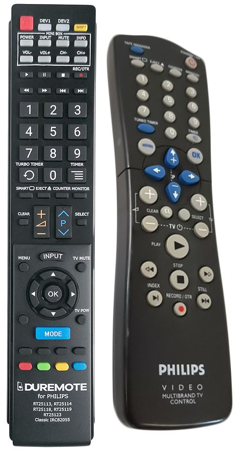 PHILIPS RT25118, RT25119 - távirányító duplikátum