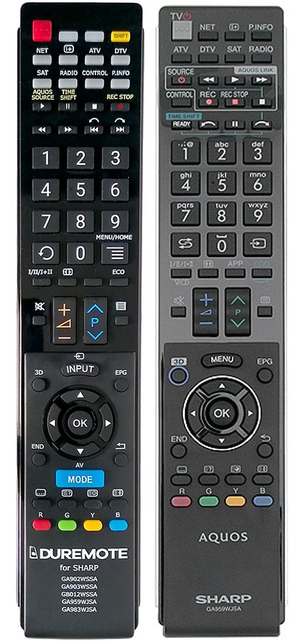 SHARP GA959WJSA - távirányító duplikátum