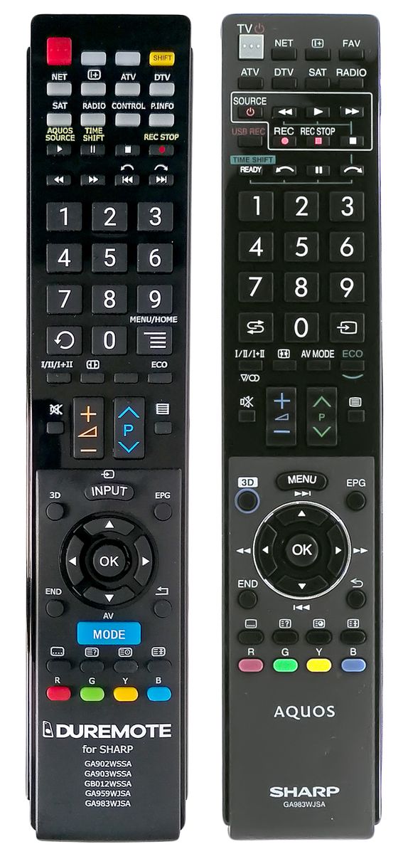 SHARP GA983WJSA - távirányító duplikátum