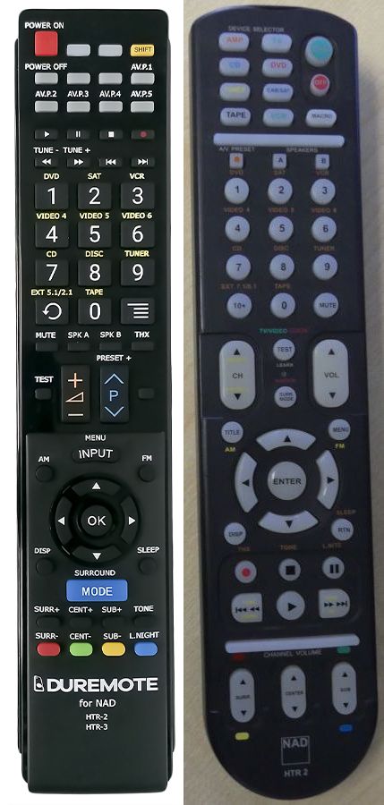 NAD HTR2 - távirányító duplikátum