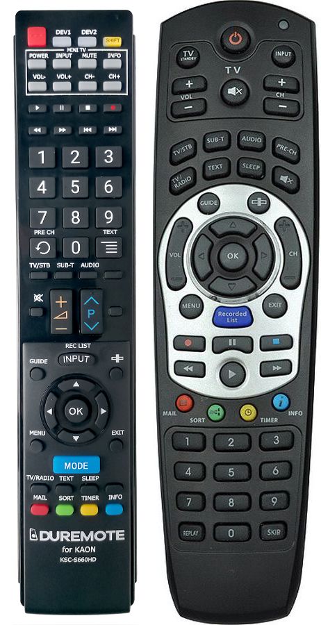 UPC HD PVR BOX KCF-B3000HCO - távirányító duplikátum