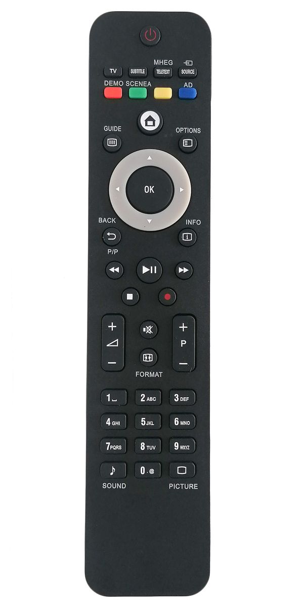 PHILIPS 242254902454, YKF230-014, RCPF01E09B, RC4747/01, SCB770 - helyettesítő távirányító