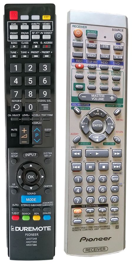 PIONEER AXD7386 - távirányító duplikátum