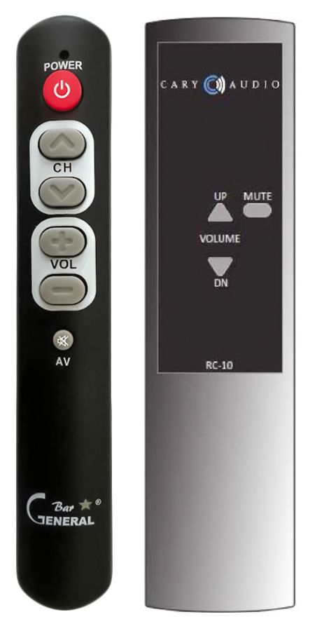 CARY AUDIO RC-10 -   


kompatibilis General márkájú távirányító