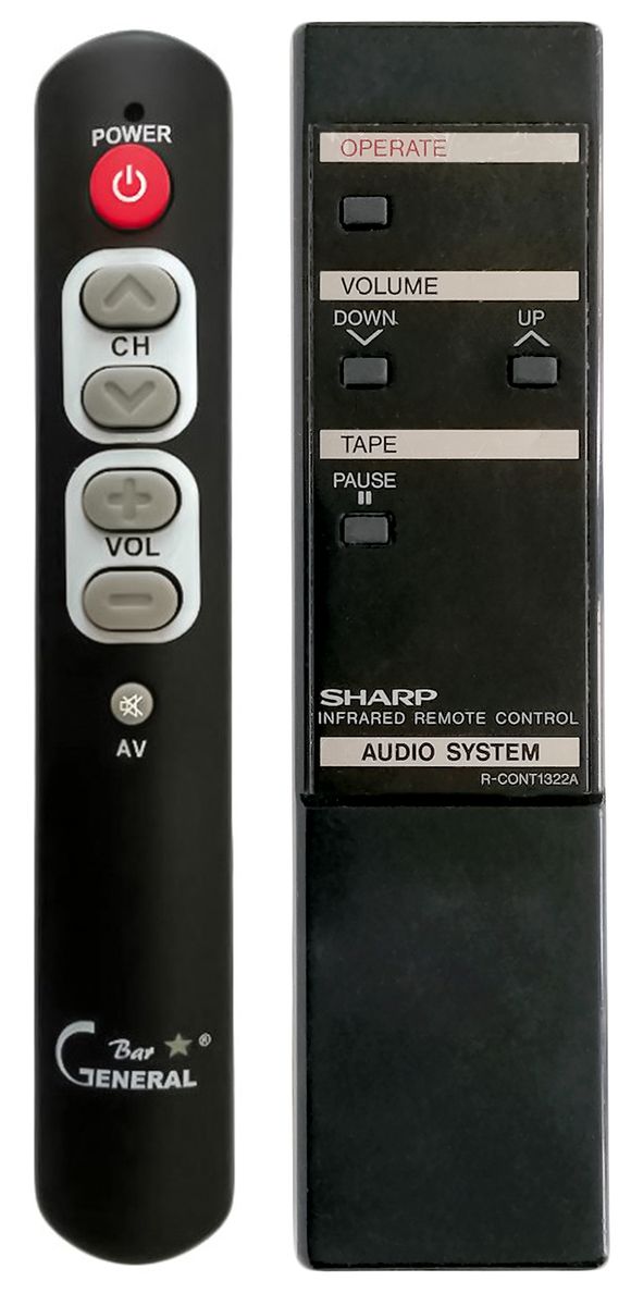 SHARP R-CONT1322A -   


kompatibilis General márkájú távirányító