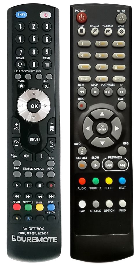CSBOX MINI, MIDI - távirányító duplikátum