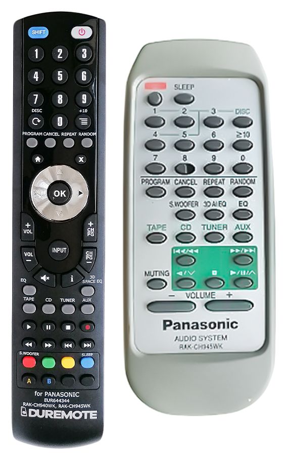 PANASONIC RAK-CH945WK - távirányító duplikátum