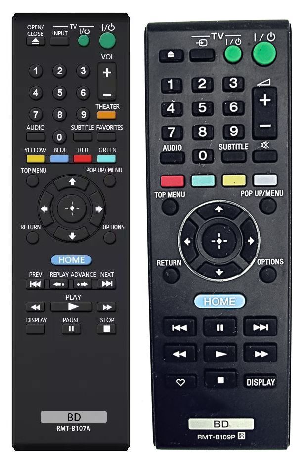 SONY RMT-B109P - helyettesítő távirányító
