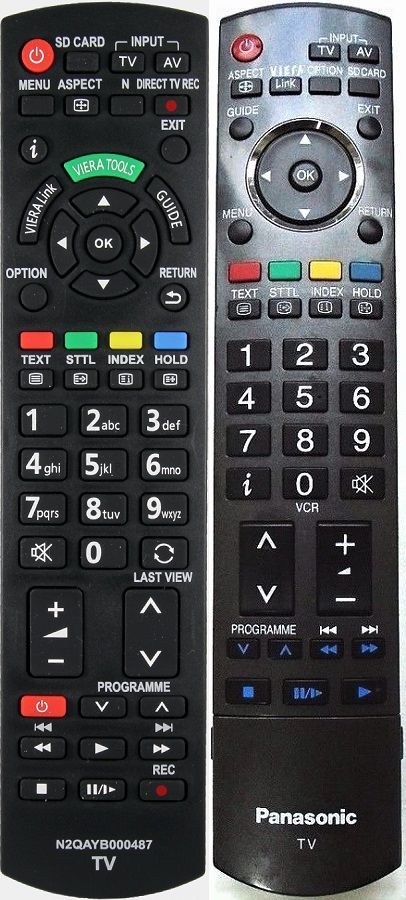 PANASONIC N2QAYB000181 - helyettesítő távirányító