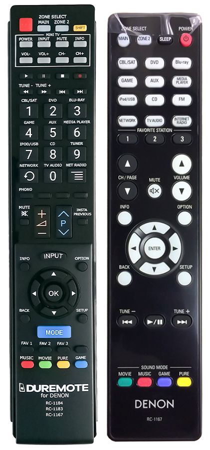 DENON RC-1167 - távirányító duplikátum