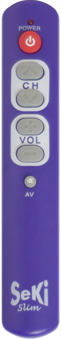 SEKI SLIM purple - learning remote control