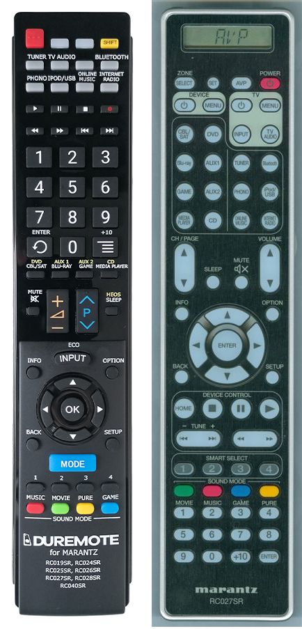 MARANTZ RC027SR - távirányító duplikátum