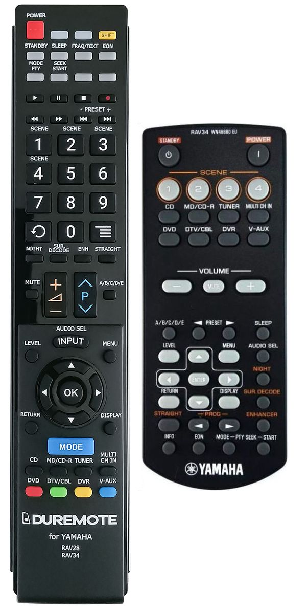 YAMAHA RAV34, WN46680 - távirányító duplikátum
