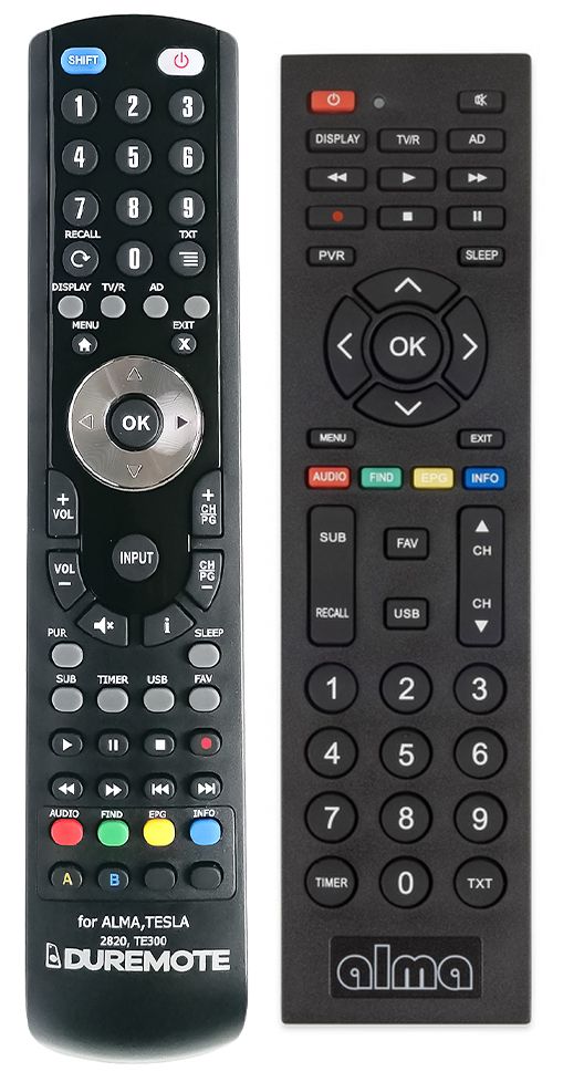 ALMA 2820, 2820G - távirányító duplikátum
