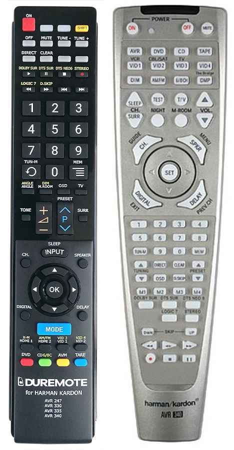HARMAN KARDON AVR-340 - távirányító duplikátum