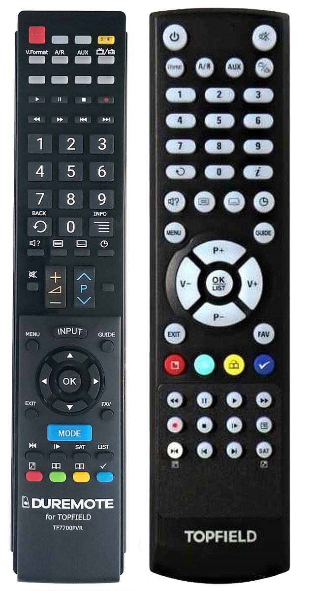 TOPFIELD TF7700PVR - távirányító duplikátum