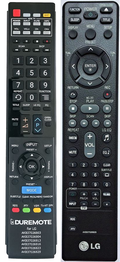 LG AKB37026829 - távirányító duplikátum