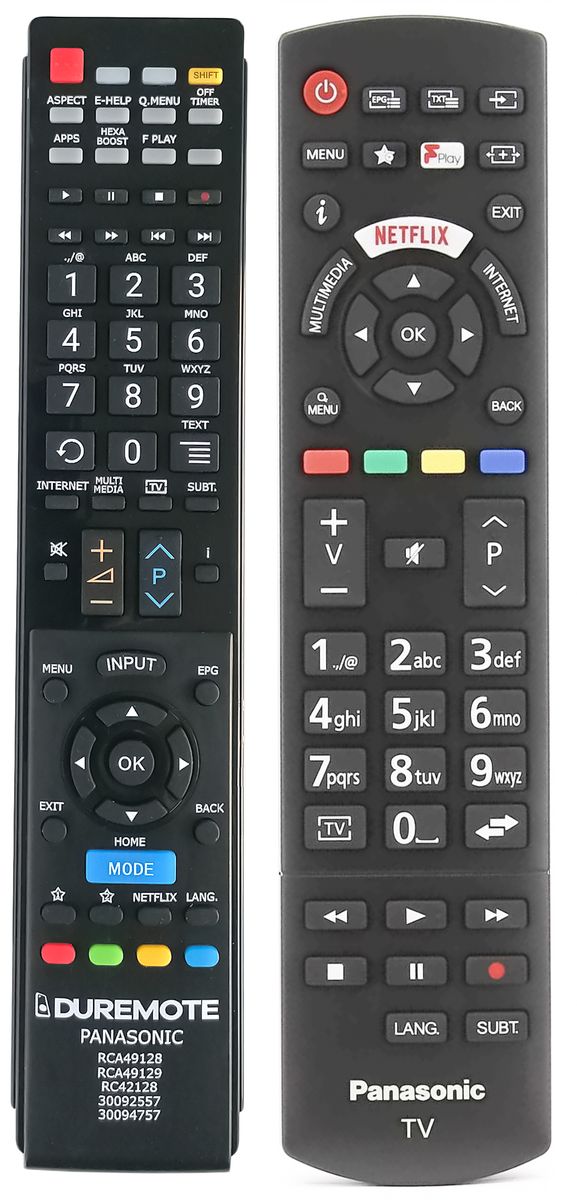 PANASONIC RCA49129, 30094757 - távirányító duplikátum